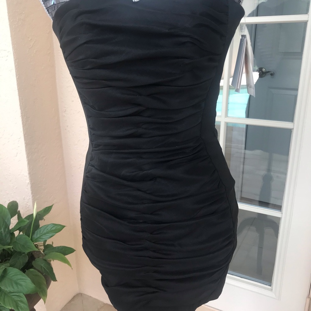 Jessica McClintock Black Mini Dress - Picture 8 of 8